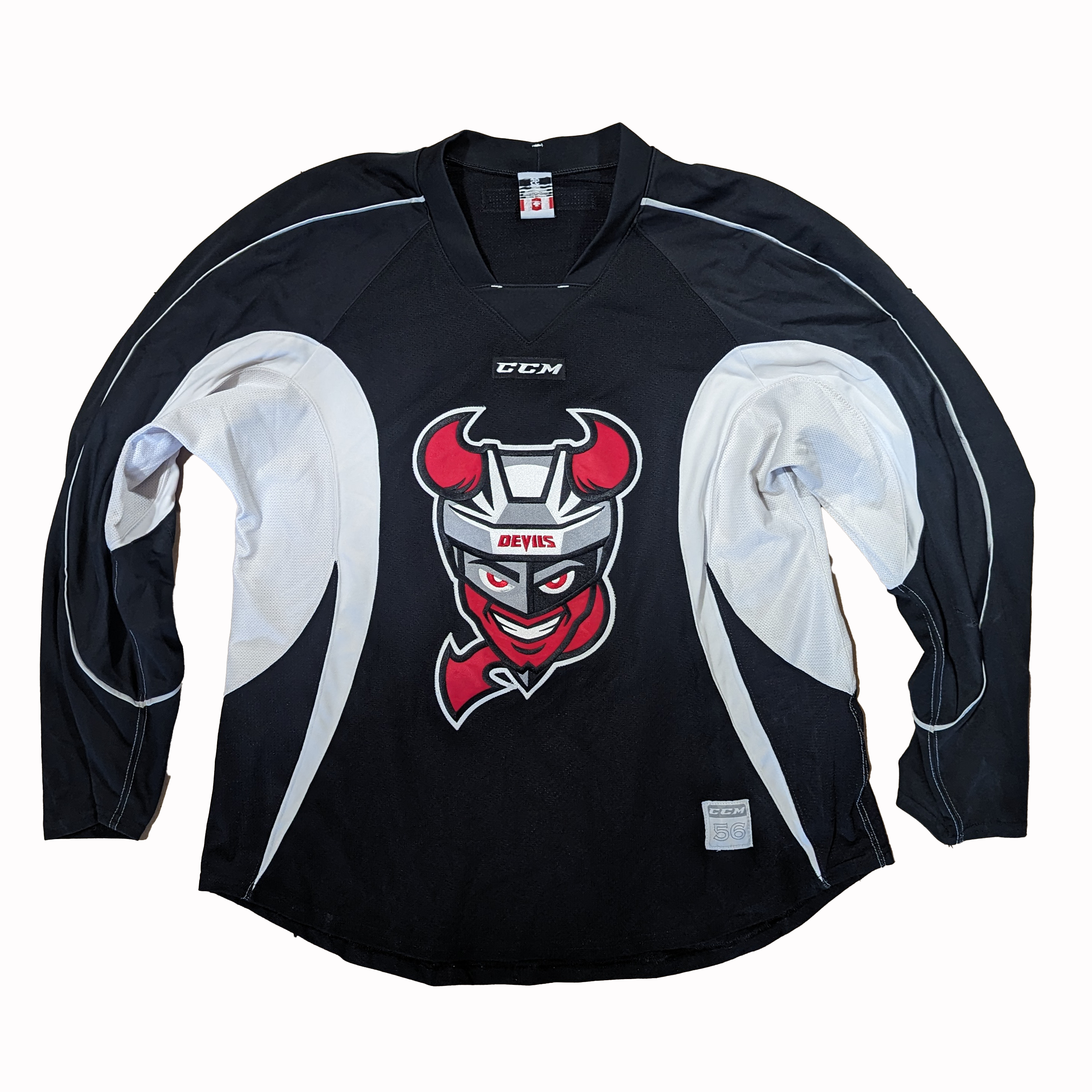 AHL - Maillot d'entraînement CCM d'occasion - Devils de Binghamton (noir)